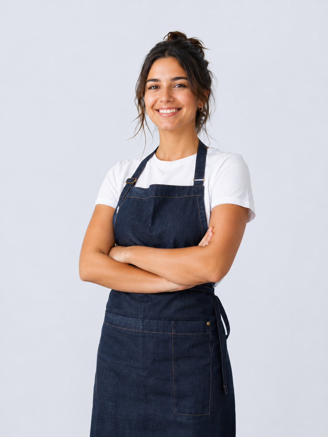 A local worker ready to start